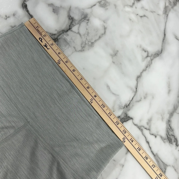 Nike‎ Leggings Womens Large Gray Dri Fit Yoga Ruched 7/8 Tights Workout - Picture 6 of 11